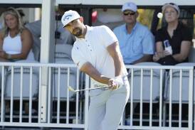 Erik van Rooyen shot a 65 to be tied second before the final round of the Myrtle Beach Classic. (AP PHOTO)