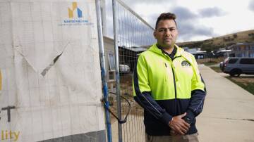 Sunny Homes owner Sunny Malhotra. The local builder has had trouble finding tradies to complete his housing projects. Picture by Keegan Carroll