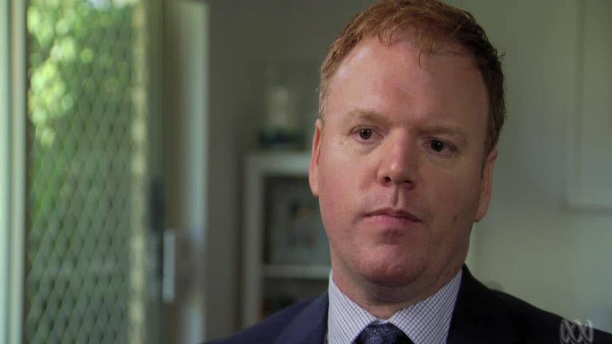 ATO whistleblower Richard Boyle as he appeared in a Four Corners episode in 2018. Picture ABC