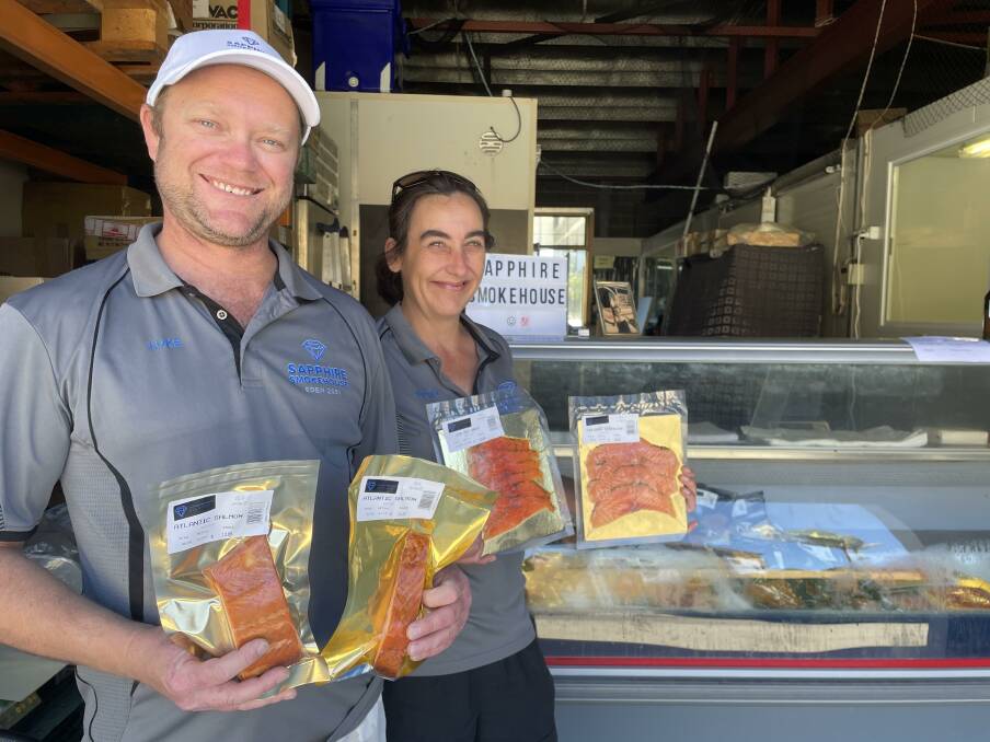Meet the local owners of the new smokehouse store in Eden. Luke Thurling and Stacy Parnell are passionate about bringing smoked goods back to the area again. Picture by Amandine Ahrens 
