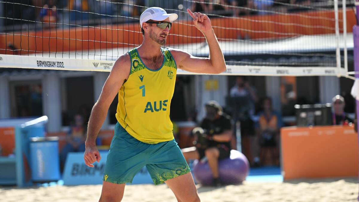 Chris McHugh says looking back at all the hard yards he's put in over the years he hopes he'll inspire future athletes to chase their dreams. Photo: Volleyball Australia 