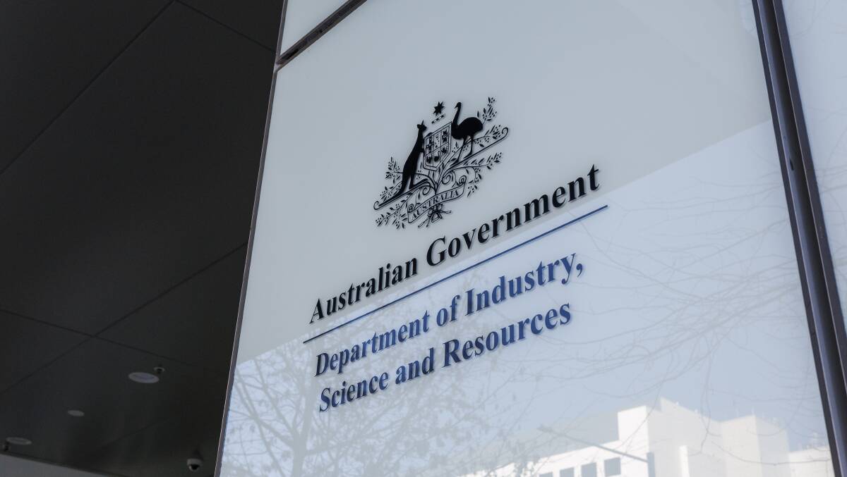 The Department of Industry, Science and Resources has sought industry feedback on a replacement for its 20 year old back-office software system. Picture by Keegan Carroll