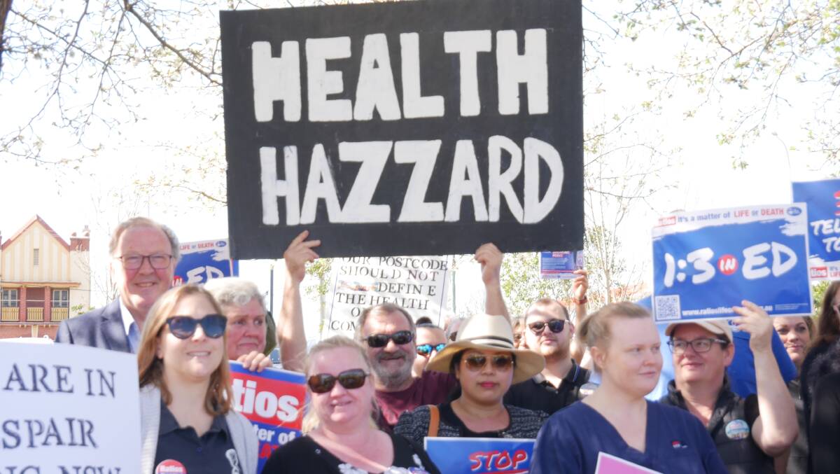 Far South Coast nurses and midwives have joined their NSW peers in walking off the job for the third time this year, demanding safer ratios for better patient safety. Picture by Ellouise Bailey