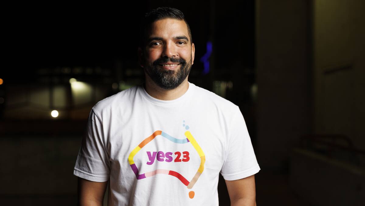 Director of Yes23 Dean Parkin for the The Aboriginal and Torres Strait Islander Voice. Picture by Keegan Carroll