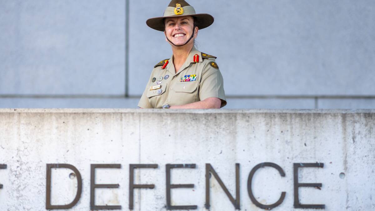 Lieutenant General Natasha Fox is the first Chief of Personnel and the first female three-star general in the Australian Defence Force. Picture by Gary Ramage