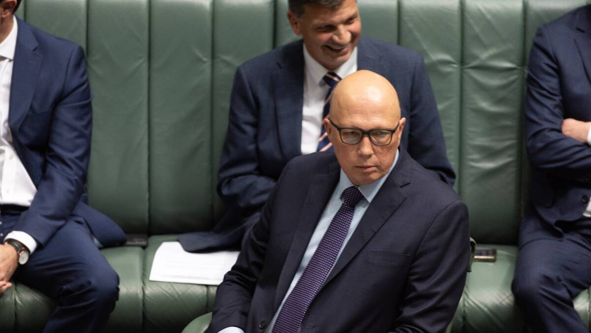 Opposition Leader Peter Dutton. Picture by Gary Ramage 