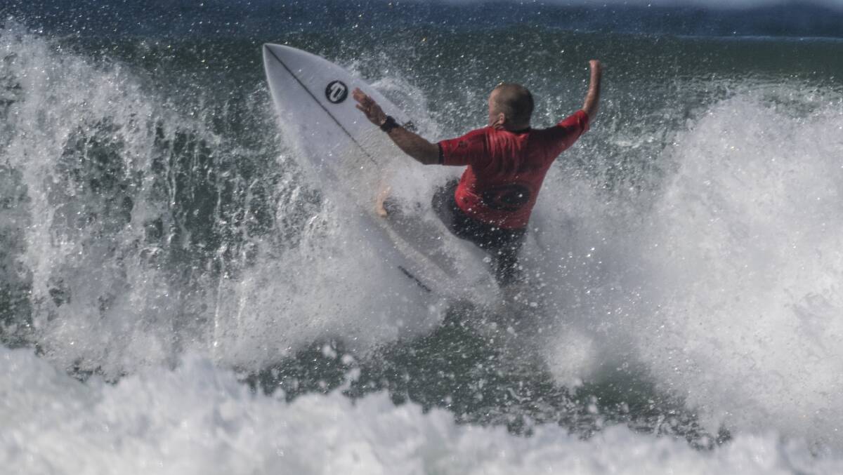 John Wheele at the Australian Para Surf Championships in Port Macquarie. Picture supplied