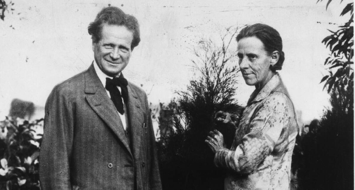 Walter Burley Griffin and Marion Mahoney. File picture