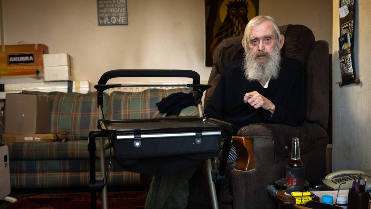 Anthony (Tony) Jubb has not been given alternative accommodation after living within the Salvation Army-owned complex for 25 years. Picture by Elesa Kurtz