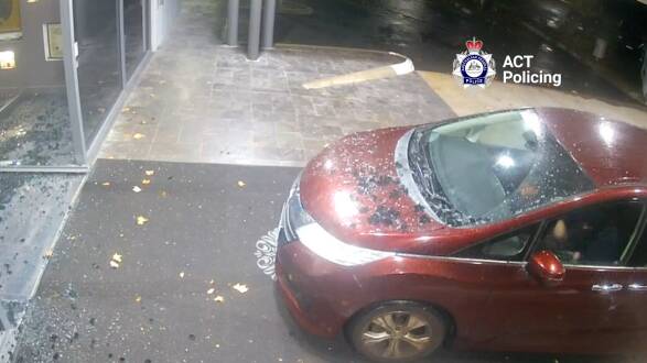One of the allegedly stolen cars. Picture supplied
