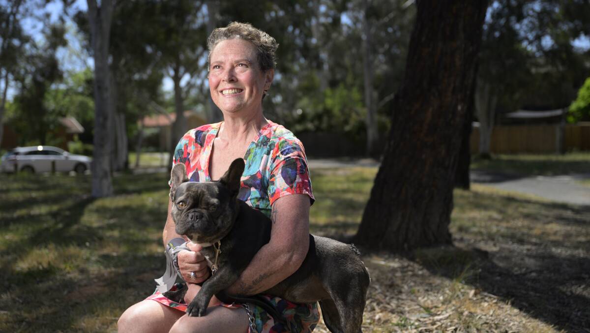 Jane Grace tells her personal story of recovering from trauma for Blue Knot Day, Blue Knot Foundation calls on all Australians to unite in support of the more than 5 million Australian adults who have experienced complex trauma. Picture by Keegan Carroll