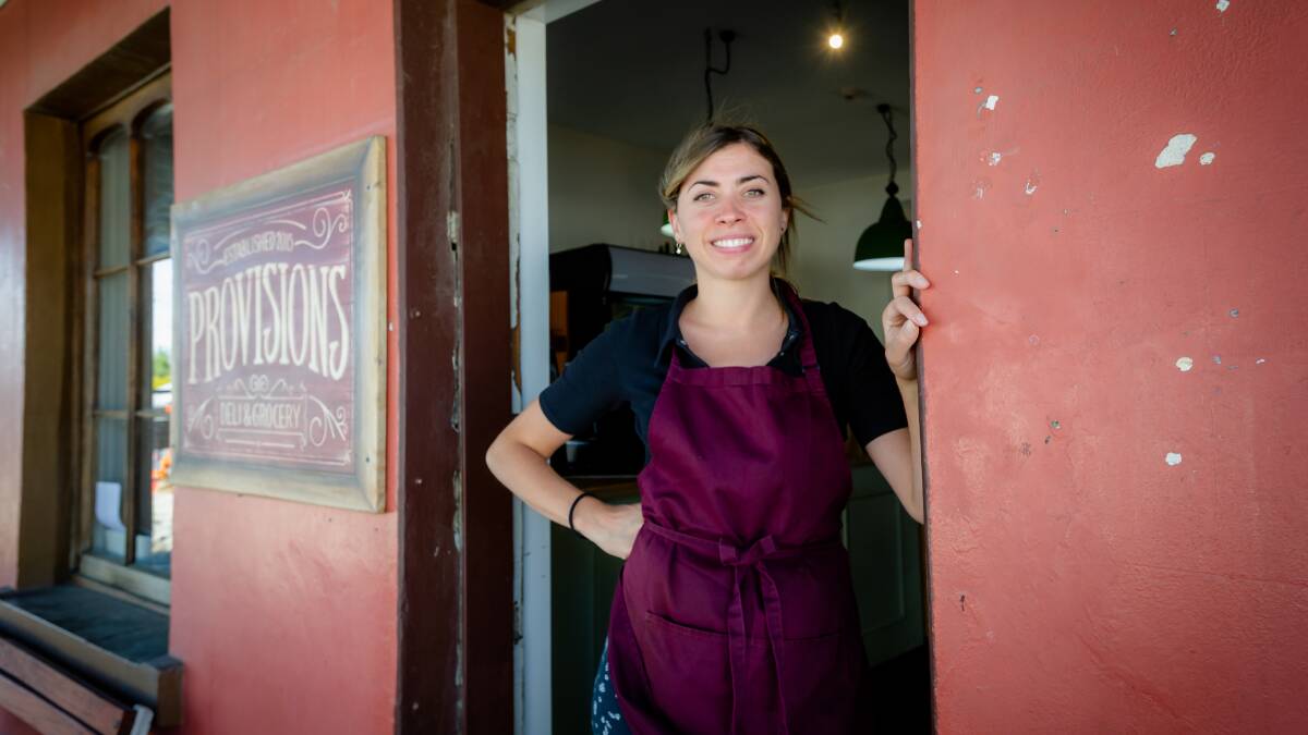 Manager of Provisions, Morgane Meillat, prepares for the summer holiday rush in Braidwood. Picture by Elesa Kurtz
