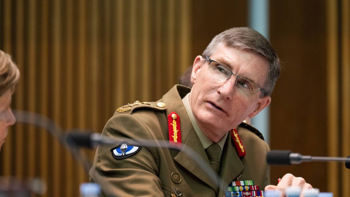 Chief of Defence Angus Campbell had strong words for Jacqui Lambie. Picture by Elesa Kurtz