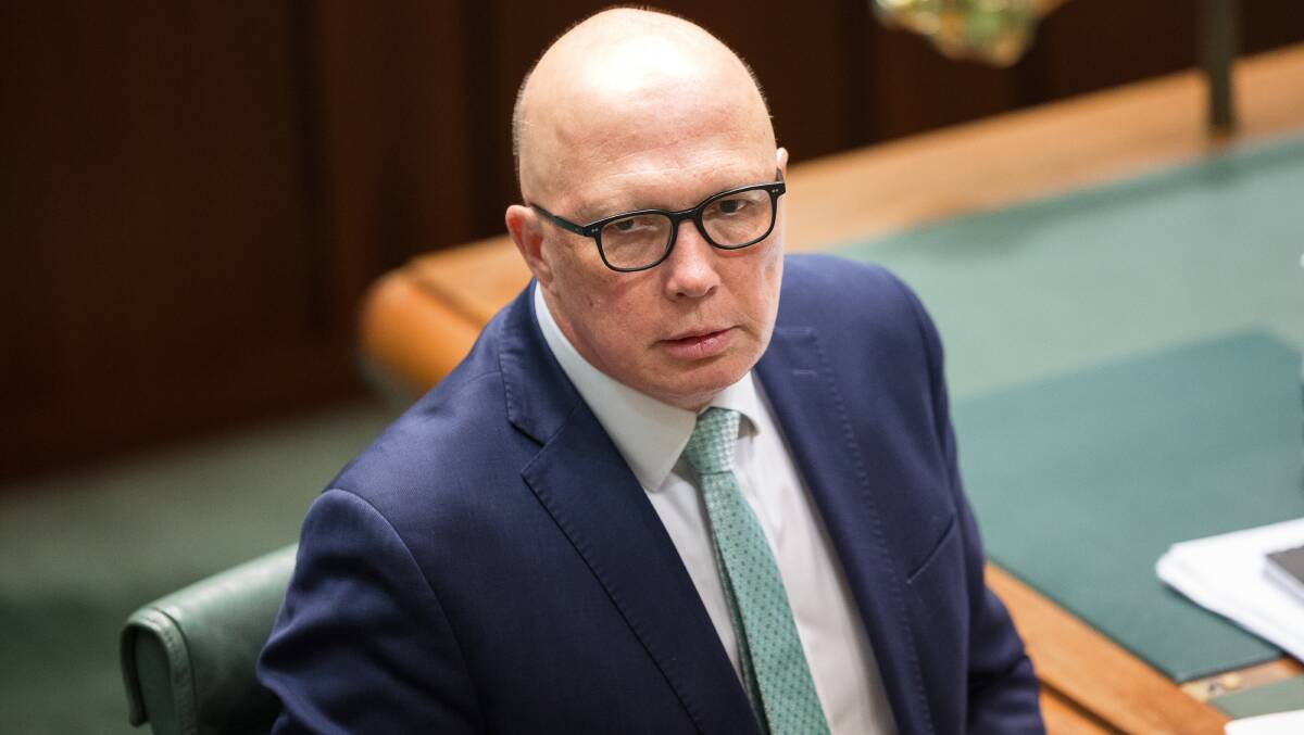 Opposition Leader Peter Dutton has criticised the government's response to the High Court ruling. Picture by Sitthixay Ditthavong