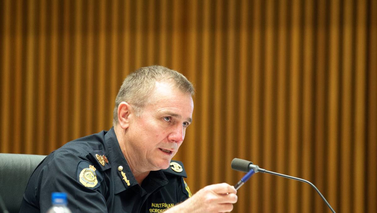 Australian Border Force Commissioner Michael Outram has clashed with James Paterson over public service decisions. Picture by Sitthixay Ditthavong 