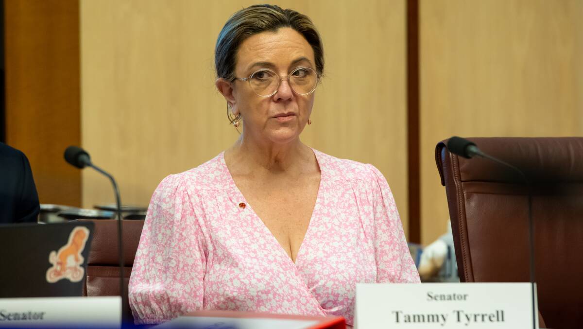 Tasmanian crossbench senator Tammy Tyrrell. Picture by Elesa Kurtz
