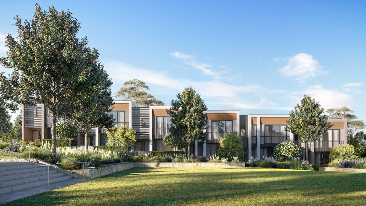 An artist's impression of The Parks, Red Hill, where a new construction company has replaced PBS Building. Picture supplied