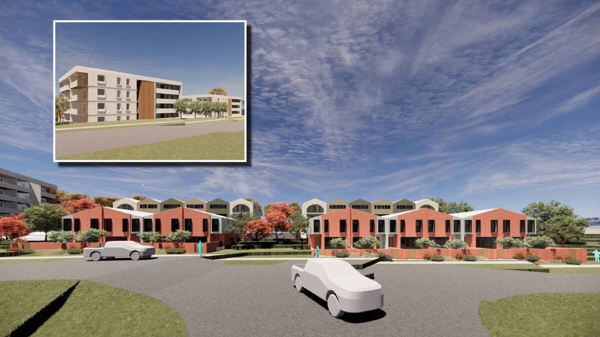 An artist's impression of the 79-unit development planned for Denman North. Picture supplied 