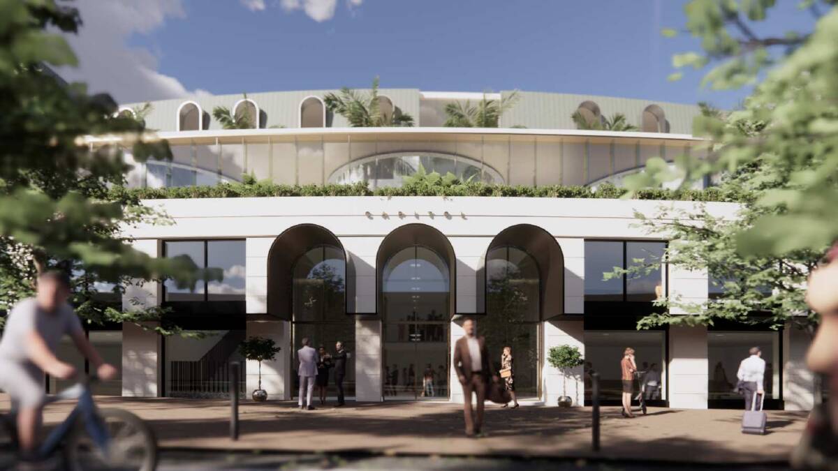 An artist impression of the proposed Manuka Hotel. Picture supplied