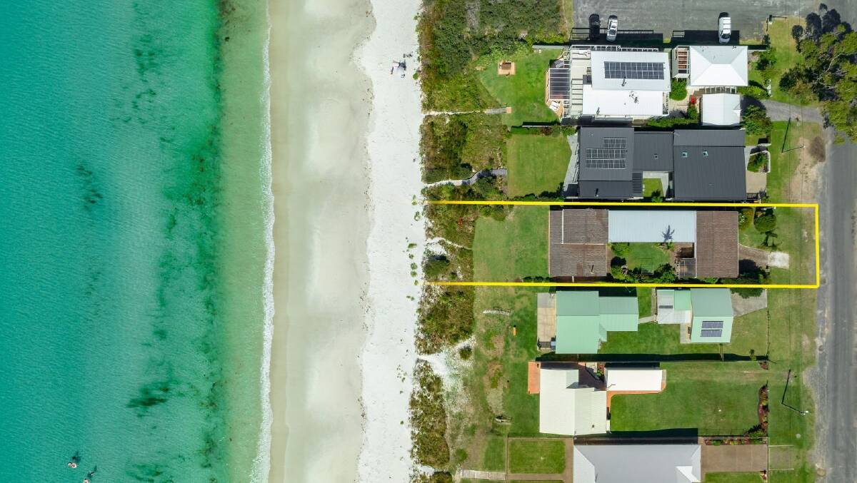 137 Quay Road, Callala Beach offers direct access from the lawn to the beach. Picture supplied
