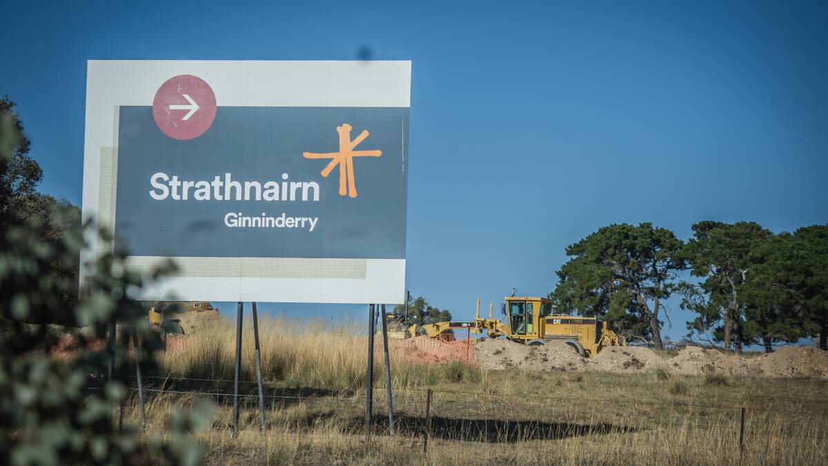A series of homes in Strathnairn are facing delays as the Ginninderry joint venture continues discussions for a replacement builder. Picture by Karleen Minney