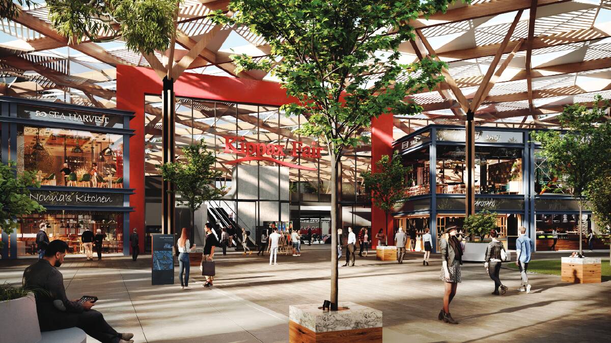 The shopping centre would triple in size under the expansion plans. Picture supplied