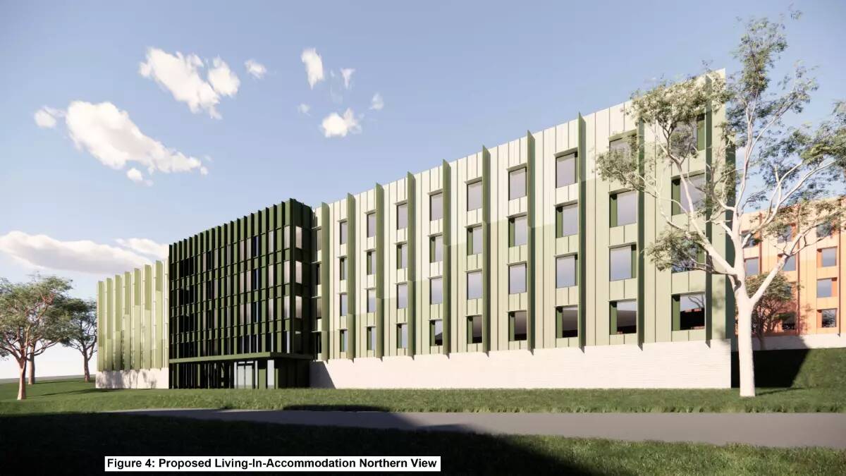 An artist's impression for the ADFA housing proposal. Picture supplied