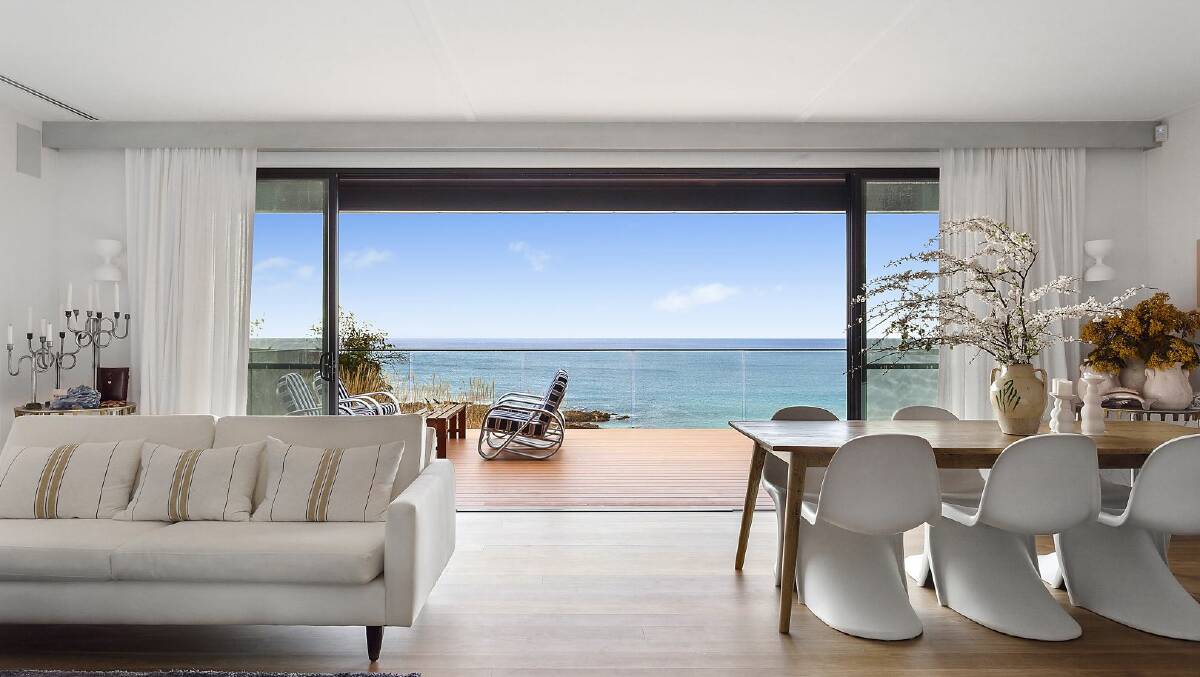 The Rosedale property boasts ocean views from the living and dining room. Picture supplied