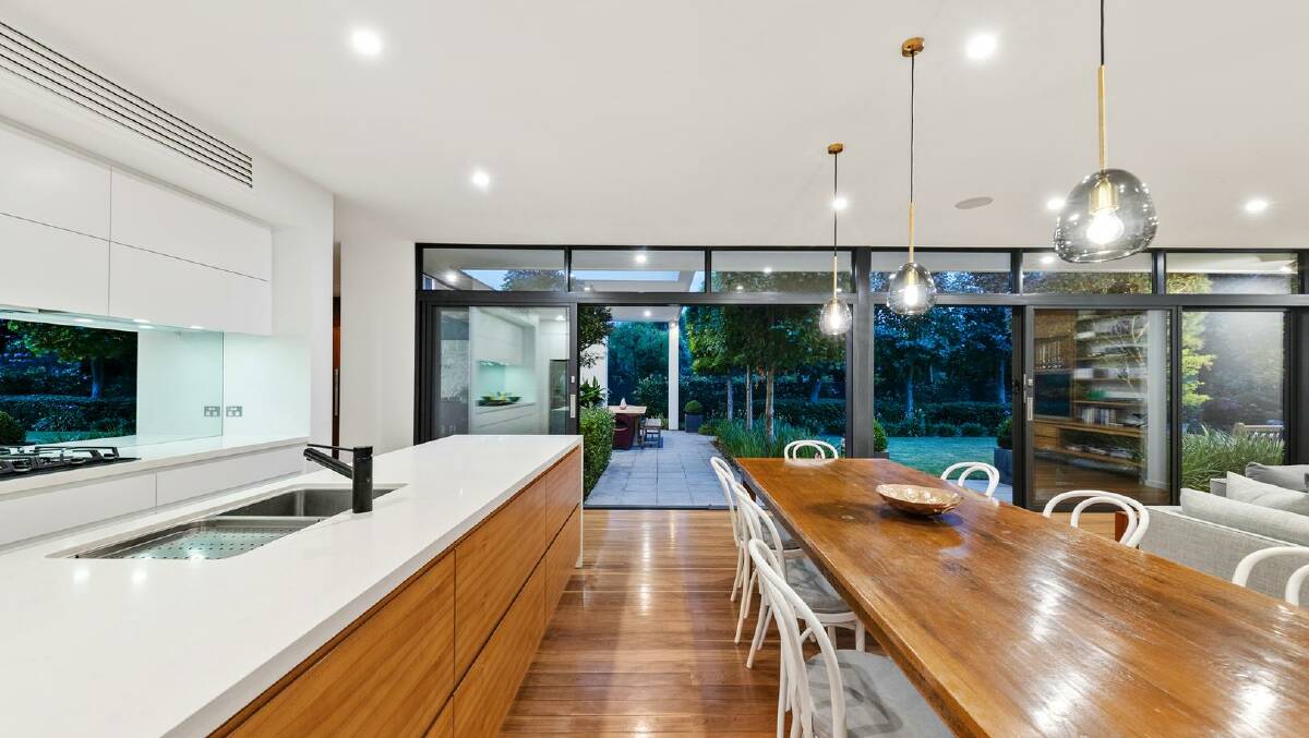 The Deakin home was described as a single-level modernist-style home. Picture supplied