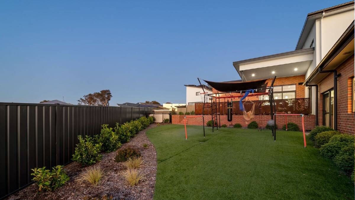 This six-bedroom home in Throsby is going to auction this week. Picture supplied