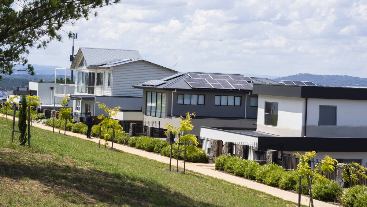 Canberra home values rose again in March. Picture by Dion Georgopoulos
