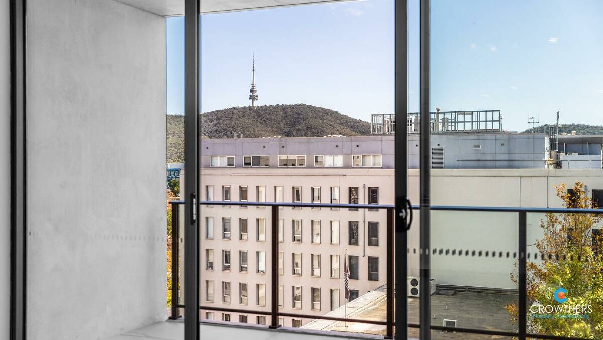 This Canberra City apartment is for sale with a price guide starting at $620,000. Picture Crowthers