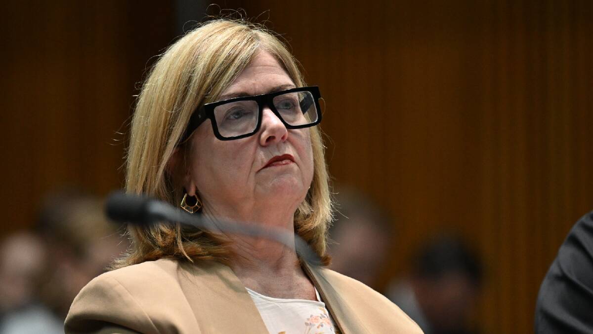 Secretary of the Attorney-General's Department, Katherine Jones, pictured faced Senate estimates on Thursday. Picture by Elesa Kurtz