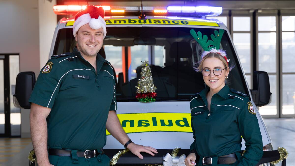 Sam Hocking and Madi Nolan are set to work on the Christmas shift. Picture supplied