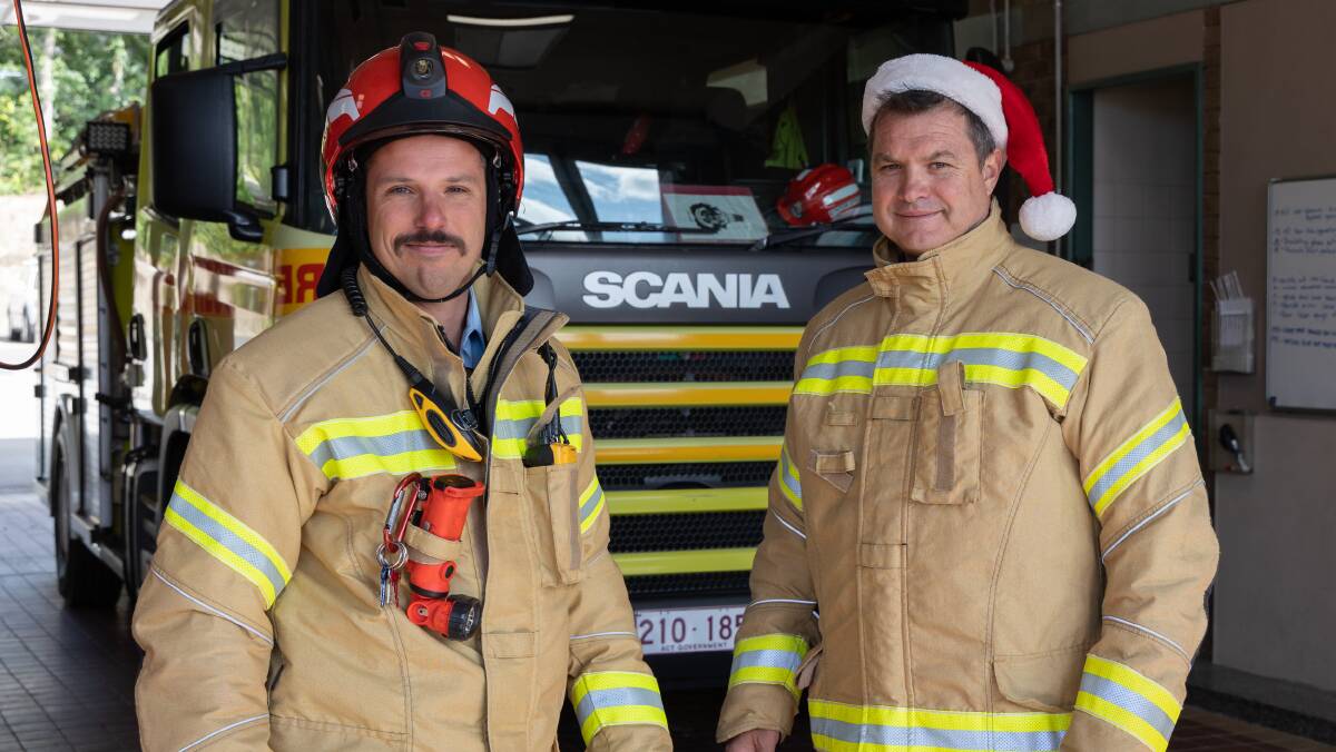 Dave Bremers and Sean Toohey are rostered to work the Christmas shift. Picture supplied