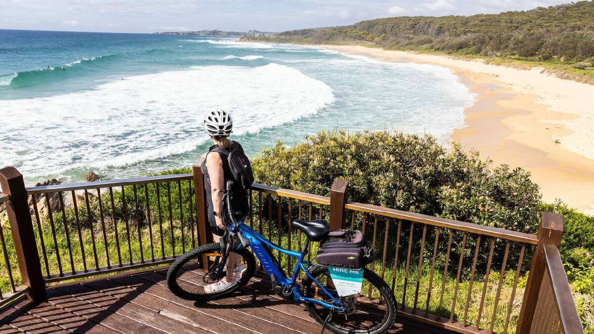 The Narooma-Dalmeny cycle path was selected by a group of contributors as among the best in Australia. Picture by Justin Walker.