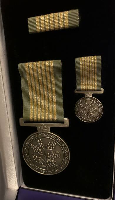 A National Emergency Medal, awarded for sustained or significant service during nationally-significant emergencies in Australia.