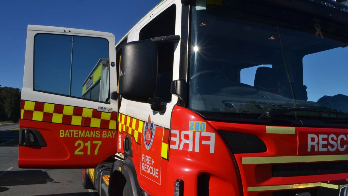 Fire and Rescue NSW crews were called to a fire in Batehaven which destroyed a laundromat. File picture.