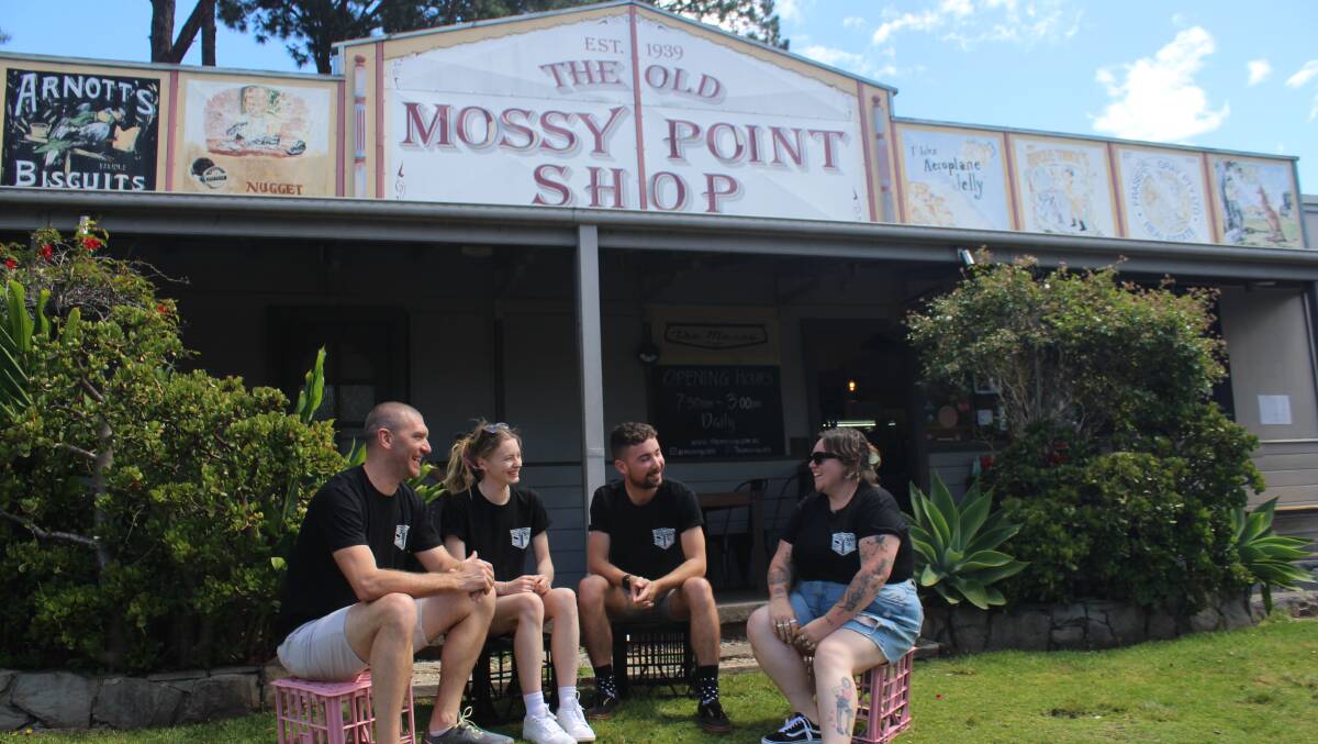 From left: Guerrilla Roasters founder Mat Hatcher, Mami's Bar's Chrissy Bruce, Mossy Point Cafe's general manager Dean White and Milk Crate founder Bloss McClelland. 