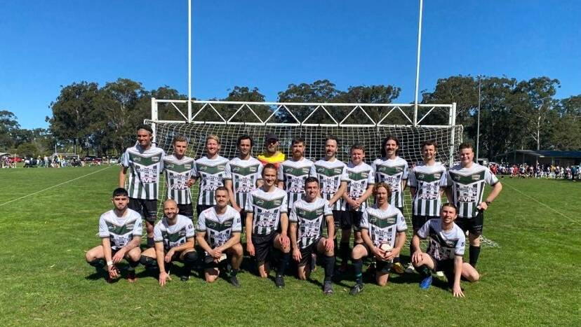 Eurobodalla Football Association held its first grand final in three years. In the all ages men's, Broulee claimed the premiership over Clyde United. Picture supplied.