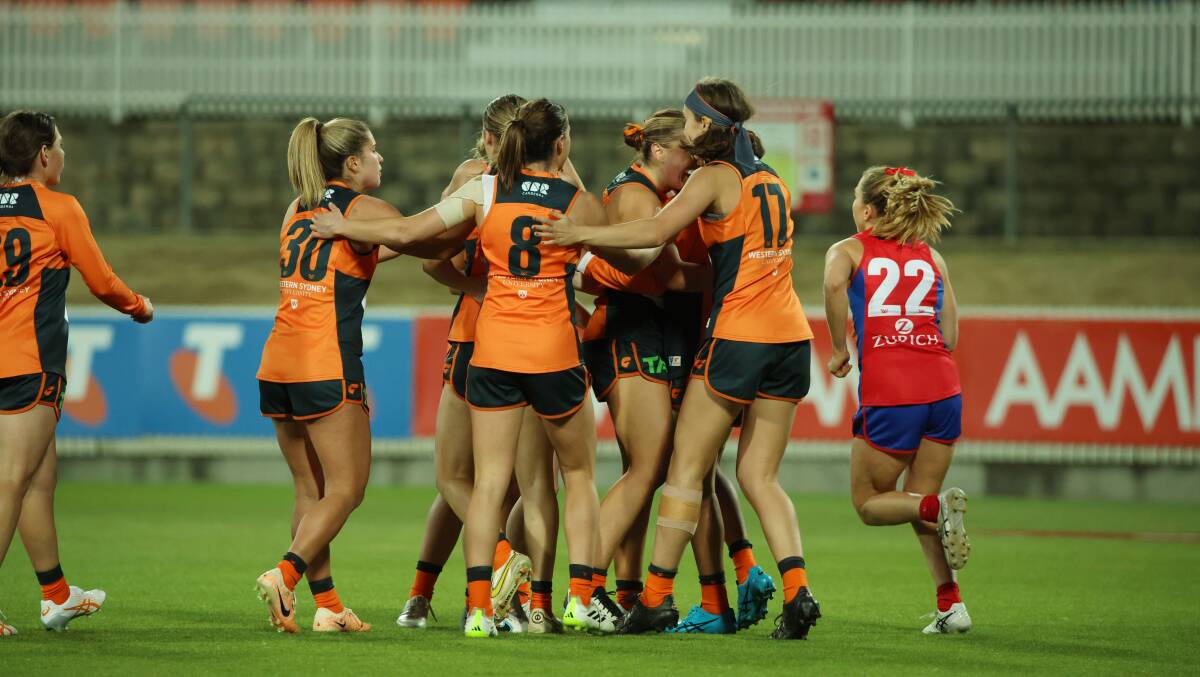 GWS Giants at Manuka Oval. Picture by Gary Ramage