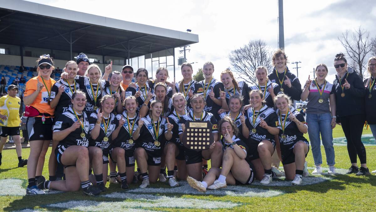 Yass Magpies after winning the 2022 Katrina Fanning grand final. Picture by Keegan Carroll