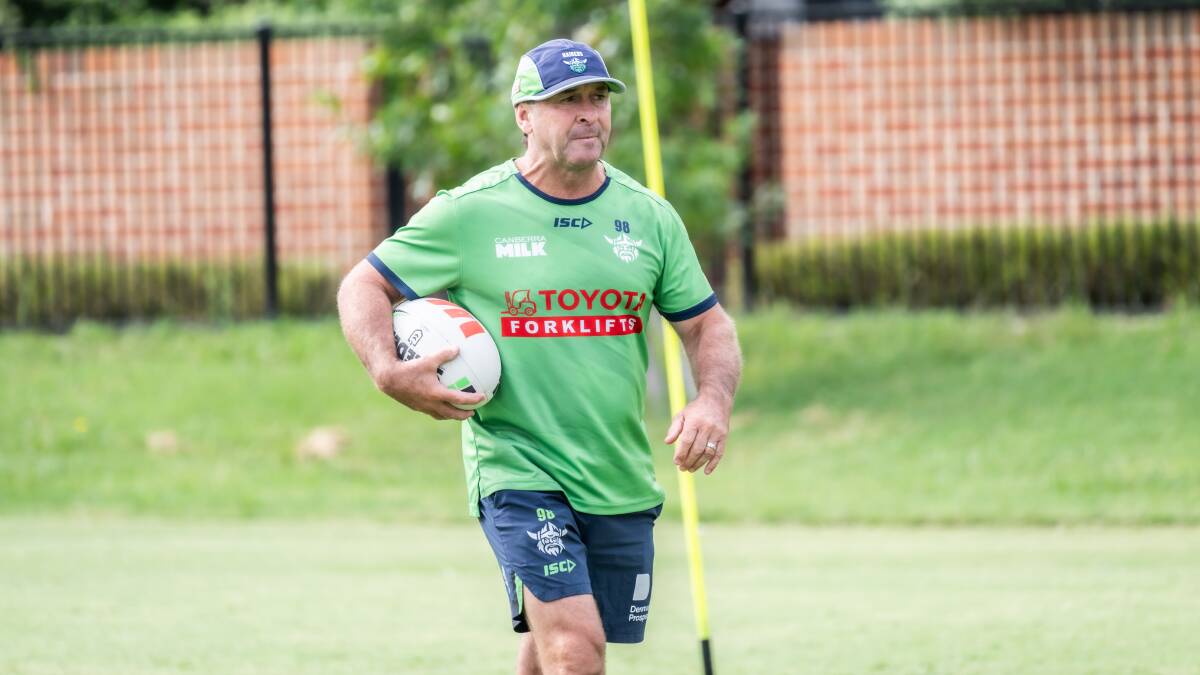 Canberra Raiders coach Ricky Stuart. Picture by Karleen Minney