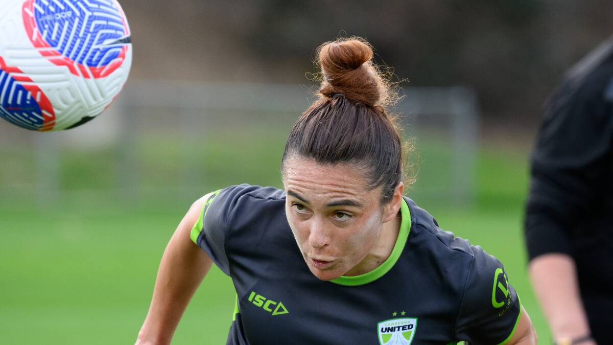 Canberra United import Maria Rojas is an Energizer bunny. Picture by Sitthixay Ditthavong