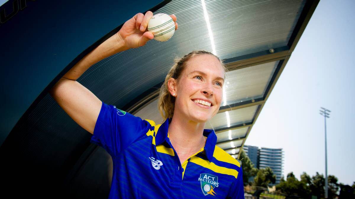 ACT Meteors' new recruit Holly Ferling. Picture by Elesa Kurtz