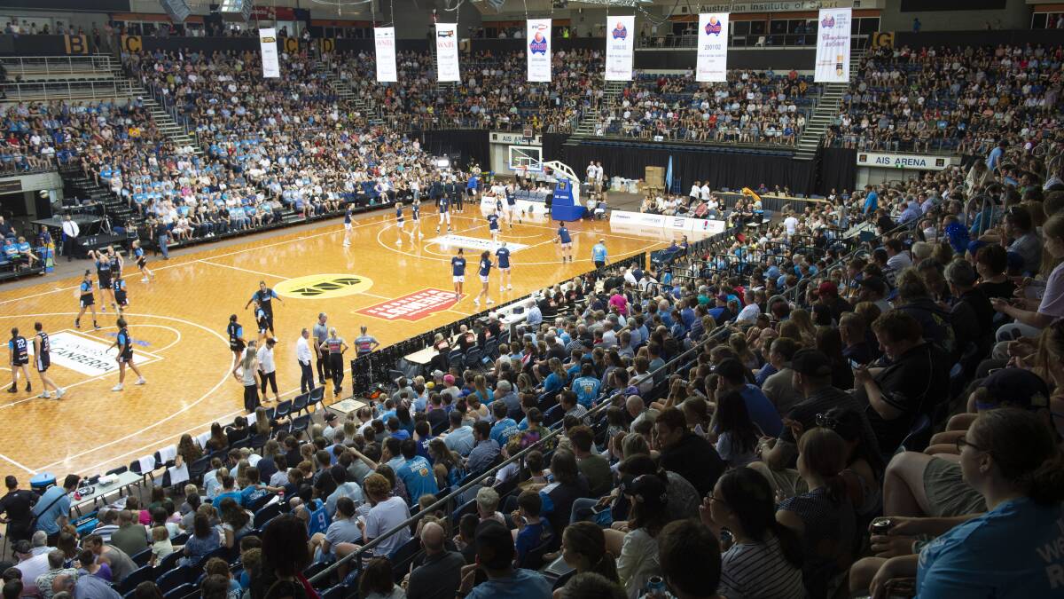 More than 4,200 people watched the Capitals in the WNBL grand final series at AIS Arena. Picture by Sitthixay Ditthavong