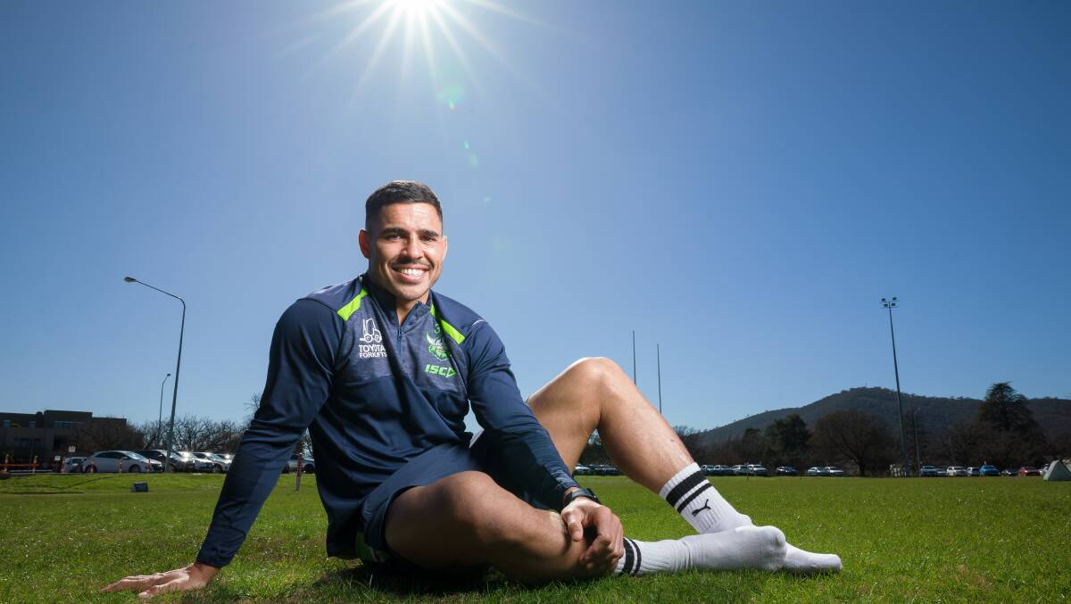 Canberra Raiders halfback Jamal Fogarty. Picture by Sitthixay Ditthavong