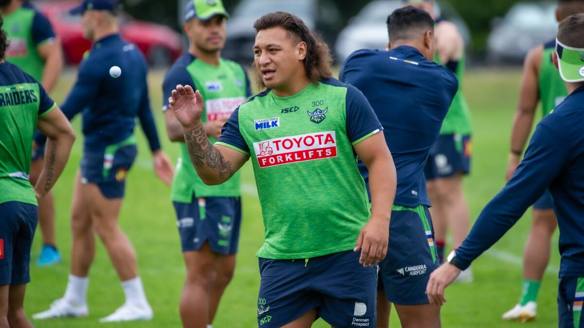 Josh Papalii has been with the Canberra Raiders since 2011. Picture by Karleen Minney