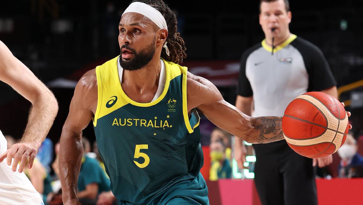 Patty Mills won bronze at the Tokyo Olympics. Picture Getty Images