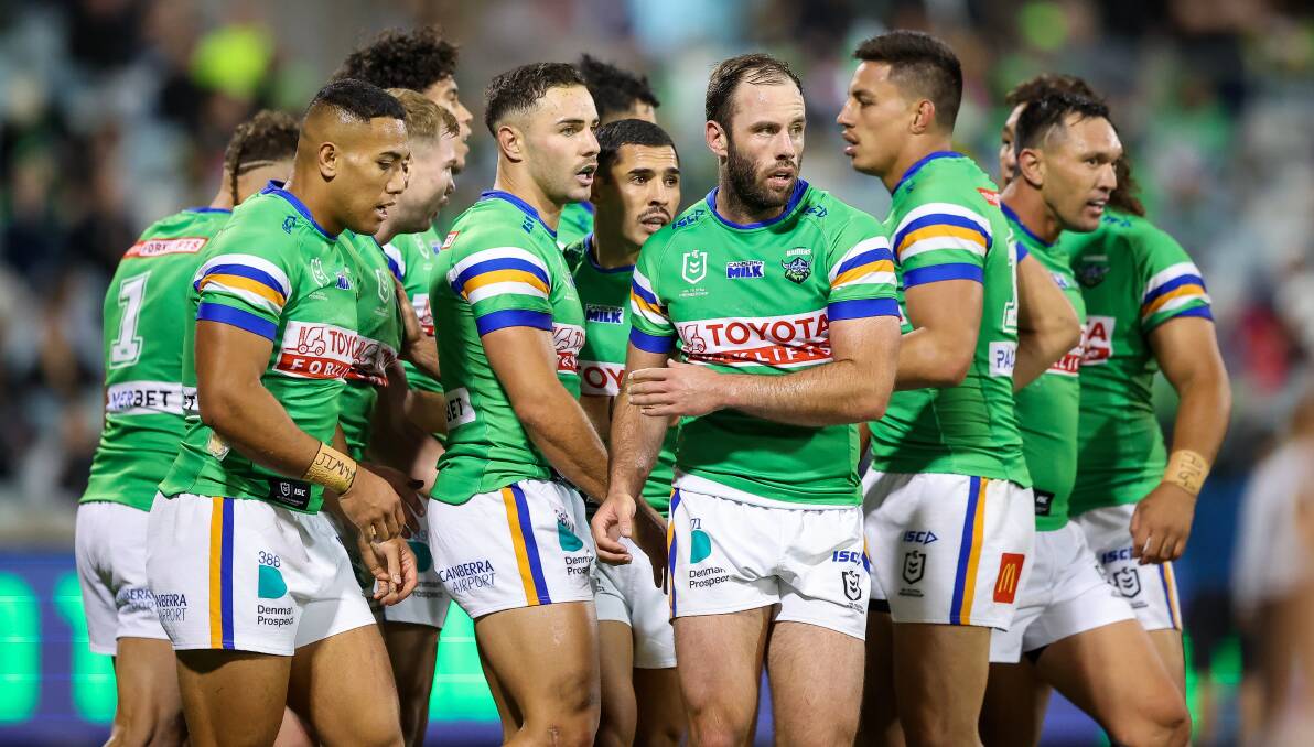 The Canberra Raiders copped a shellacking against Penrith. Picture by Sitthixay Ditthavong